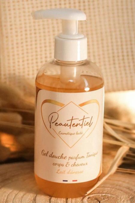 Gel Douche Corps et Cheveux au lait d\'ânesse-1